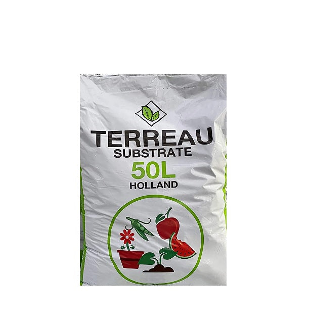 TERREAU Holland Substrate 50 L | Combination: Peat Moss, Black Peat, Irish White Peat, Peat Fractions, Coco-Coir, Bark, Perlite & Clay - PlantmartUAE.com