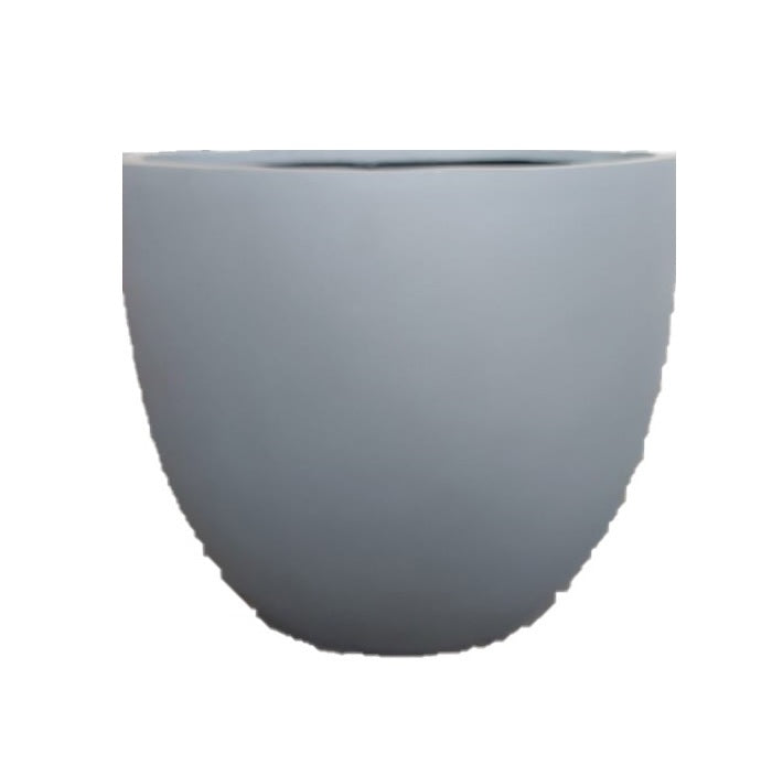 Grey Fiberglass pot (40h x 42d) - PlantmartUAE.com