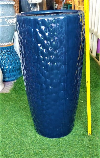 Tall Elegant blue bubble texture (60hx29d) - PlantmartUAE.com