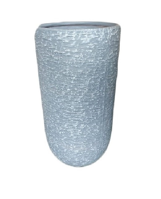 Large Grey Ceramic pot (55hx30d) - PlantmartUAE.com