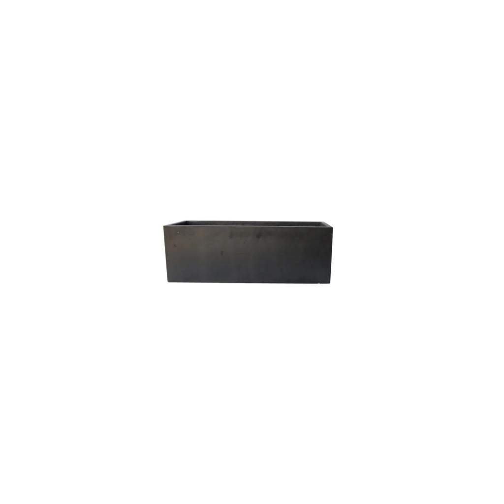 FIBER-CEMENT BLACK PLANTER PLAIN Small GA30-330 - PlantmartUAE.com